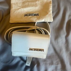 Authentic Jacquemus Belt bag white